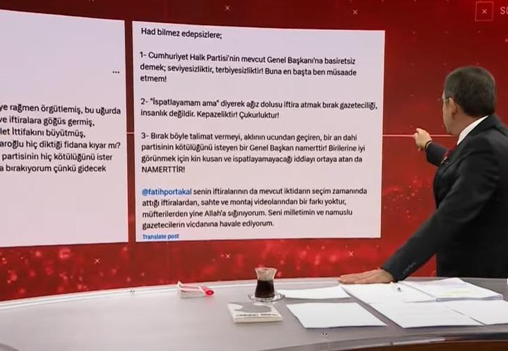Kılıçdaroğlu 'Çukurluk' demişti, Fatih Portakal'dan çok sert yanıt geldi: "Operasyon çekme! Entrikacı siyasetçi" G5