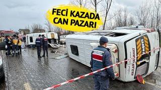 Bartın'da can pazarı! 1 ölü, 2'si ağır 27 yaralı... Yol ulaşıma kapandı