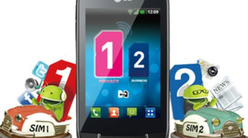 LG’den çift sim kartlı android telefonu