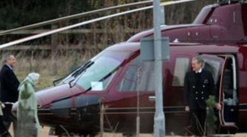 Hasta kocaya helikopterle geldi