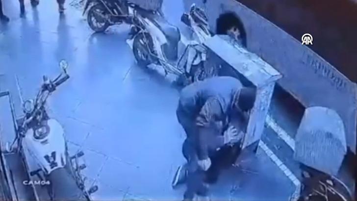 Kaldırımda yürürken arkasından sessizce yaklaştı... Kafasını taşla vura vura ezdi! Tekirdağ'daki kan donduran olay kamerada G5