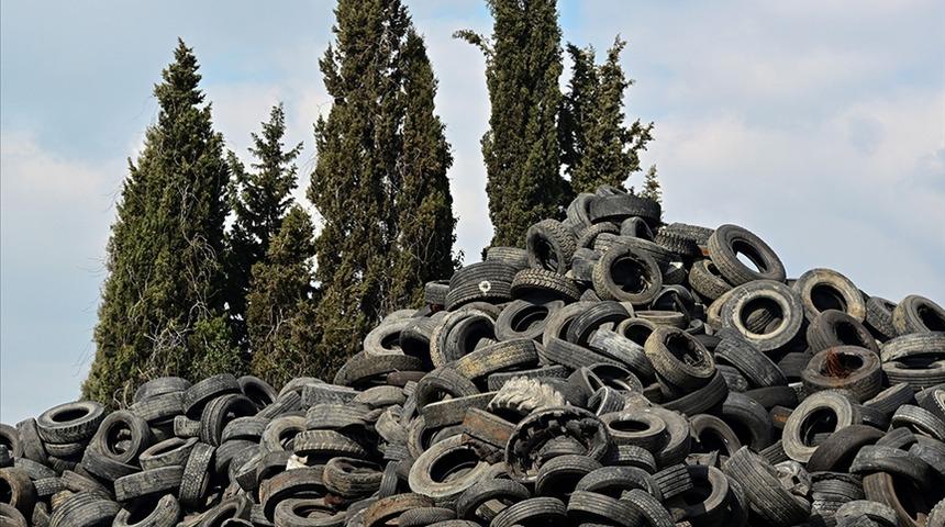 423 bin ton hurda lastik ekonomiye kazandırıldı