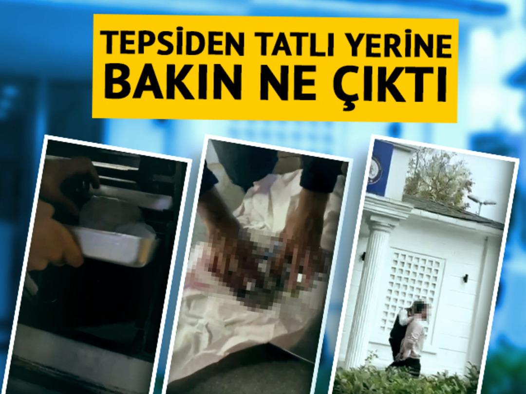 Tatlıcı aracına polis baskını! Tepsiden tatlı yerine bakın ne &ccedil;ıktı