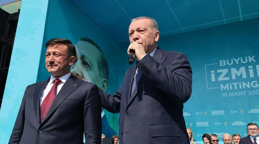 Cumhurbaşkanı Erdoğan İzmir'de AK Parti'nin adaylarını tanıttı! Hamza Dağ'ın duygusal anları
