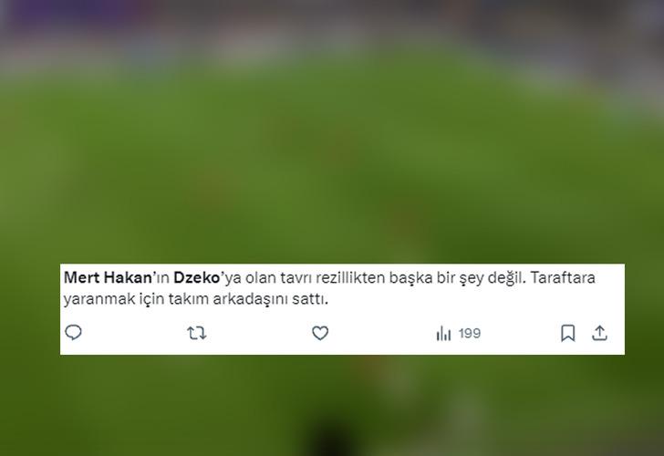 Fenerbahçe-Pendikspor maçında sahalarda ender rastlanacak olay! Mert Hakan Yandaş ile Dzeko tartışma yaşadı... G5