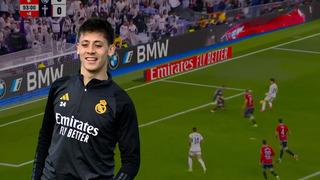 Arda Güler, Real Madrid formasıyla ilk golünü attı! Rakip kaleciyi çalımlayarak muazzam bir şekilde bitirdi...