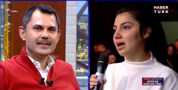 Murat Kurum'a o soru sordurulmadı! Canlı yayında mikrofonu bırakması istenen genç kız donakaldı G2