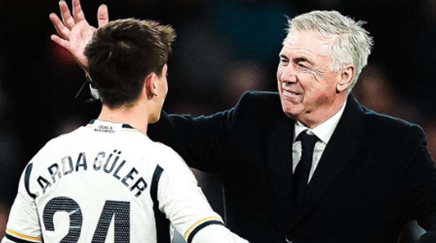 Real Madrid teknik direktörü Ancelotti, Arda Güler'i öve öve bitiremedi!