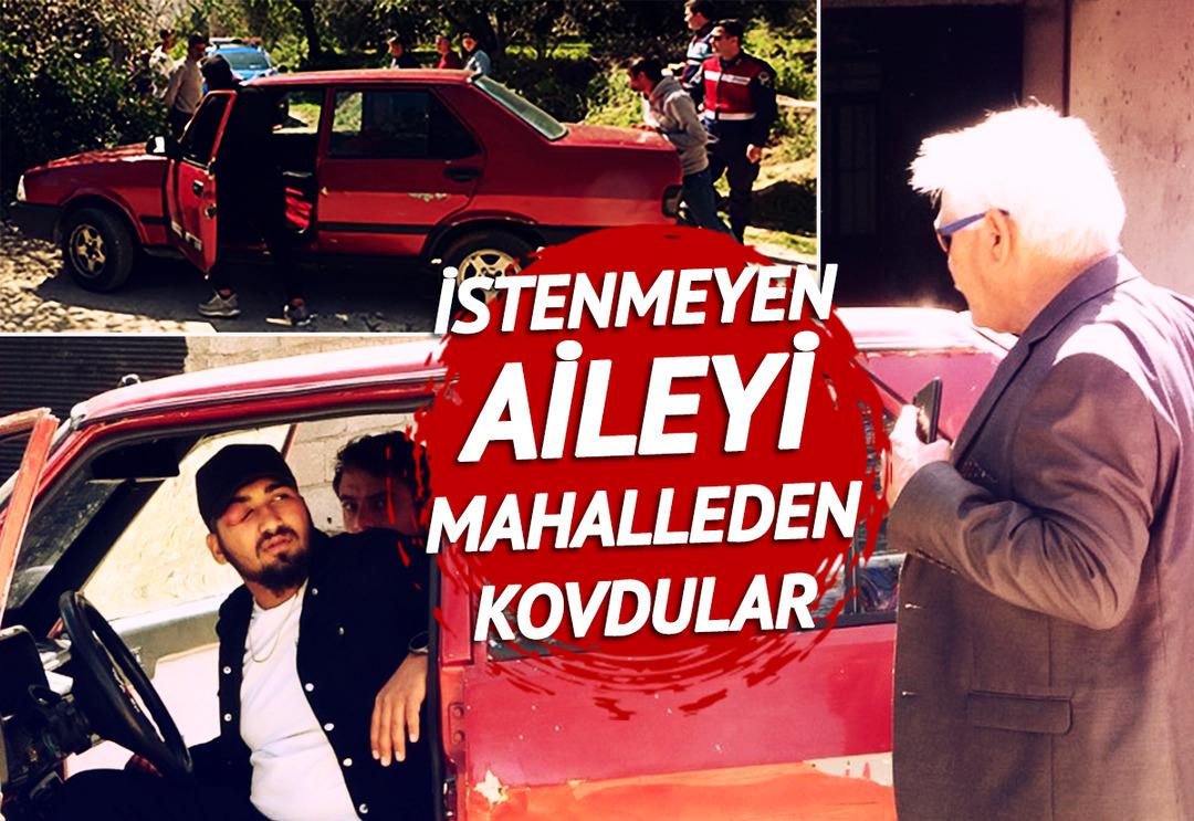 İstenmeyen aile mahalleyi terk etti! Muhtar evin i&ccedil;ine kadar girip yalvardı: Olacaklardan ben sorumlu değilim, gidin buradan