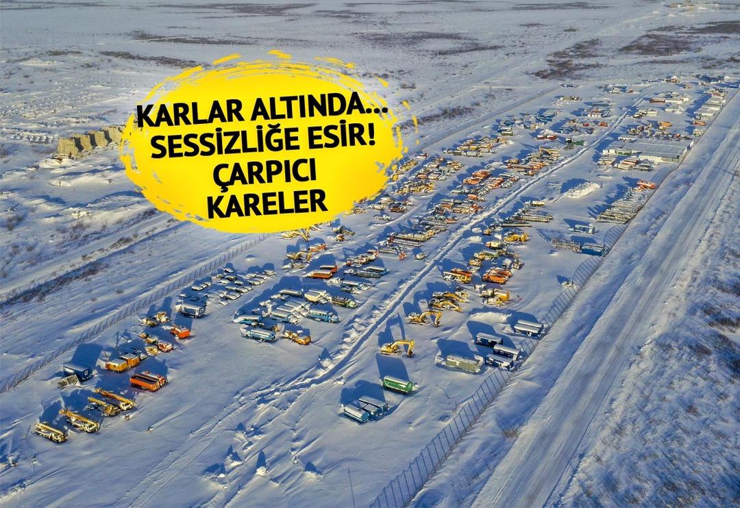 Kar k&uuml;tleleri altında kaderine terk edilmiş olarak bekliyorlar! Geri d&ouml;n&uuml;ş i&ccedil;in yol yok