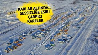 Kar kütleleri altında kaderine terk edilmiş olarak bekliyorlar! Geri dönüş için yol yok