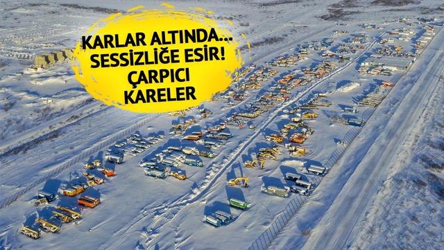 Kar kütleleri altında kaderine terk edilmiş olarak bekliyorlar! Geri dönüş için yol yok