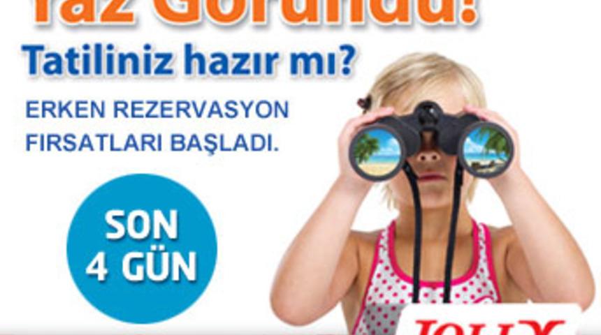 Erken rezervasyonda sayılı g&uuml;nler!