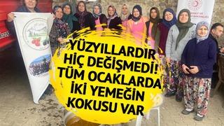 Tüm köy aynı yemeği yiyor! İlk olarak Selçuklu zamanı Abdal Mehmed eşine yaptırmış... 900 yıllık gelenek