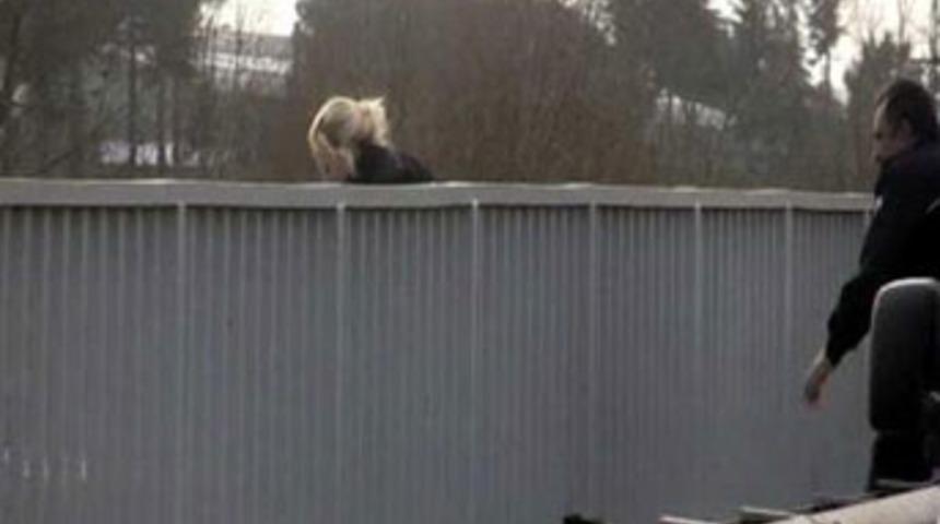 Ölüme böyle atladı