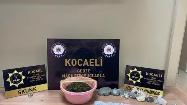 Kocaeli’de uyuşturucu operasyonu: 4 tutuklama
