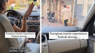 İstanbul trafiğine dayanamadı! Avrupalı turistin Türk sürücüyle yaşadığı panik anları sosyal medyada viral oldu