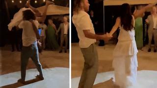 Düğün dansı bir anda kontrolden çıktı! Alkolü fazla kaçıran gelinin dansı davetlileri şaşkına çevirdi... Milyonlarca izlenmeye ulaştı 