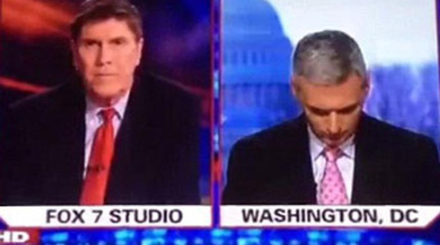 Muhabir canlı yayında uyuyakalırsa...