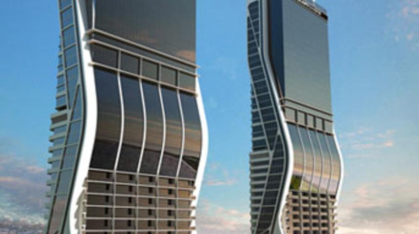 İzmir&rsquo;in en y&uuml;ksek ikizlerinin temeli atıldı