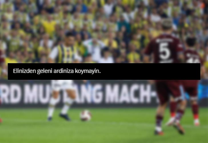 Trabzonsporlu iş insanı Nevzat Aydın'ın Fenerbahçe derbisi için yaptığı çağrı Sarı-Lacivertli taraftarları çıldırttı! G3