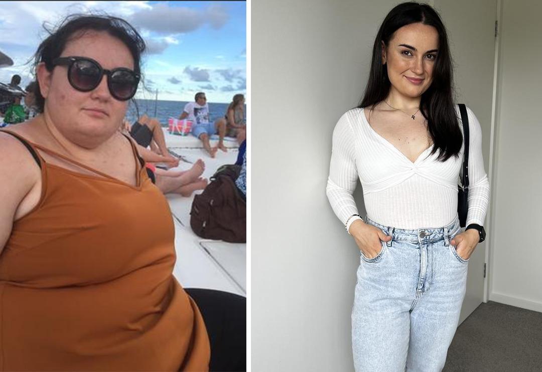 Sosyal medyada kilo verme ser&uuml;venini paylaştı! 45 kilo verince g&ouml;renler tanıyamadı... "Aynaya bakıyorum ve benim olduğuma inanamıyorum"