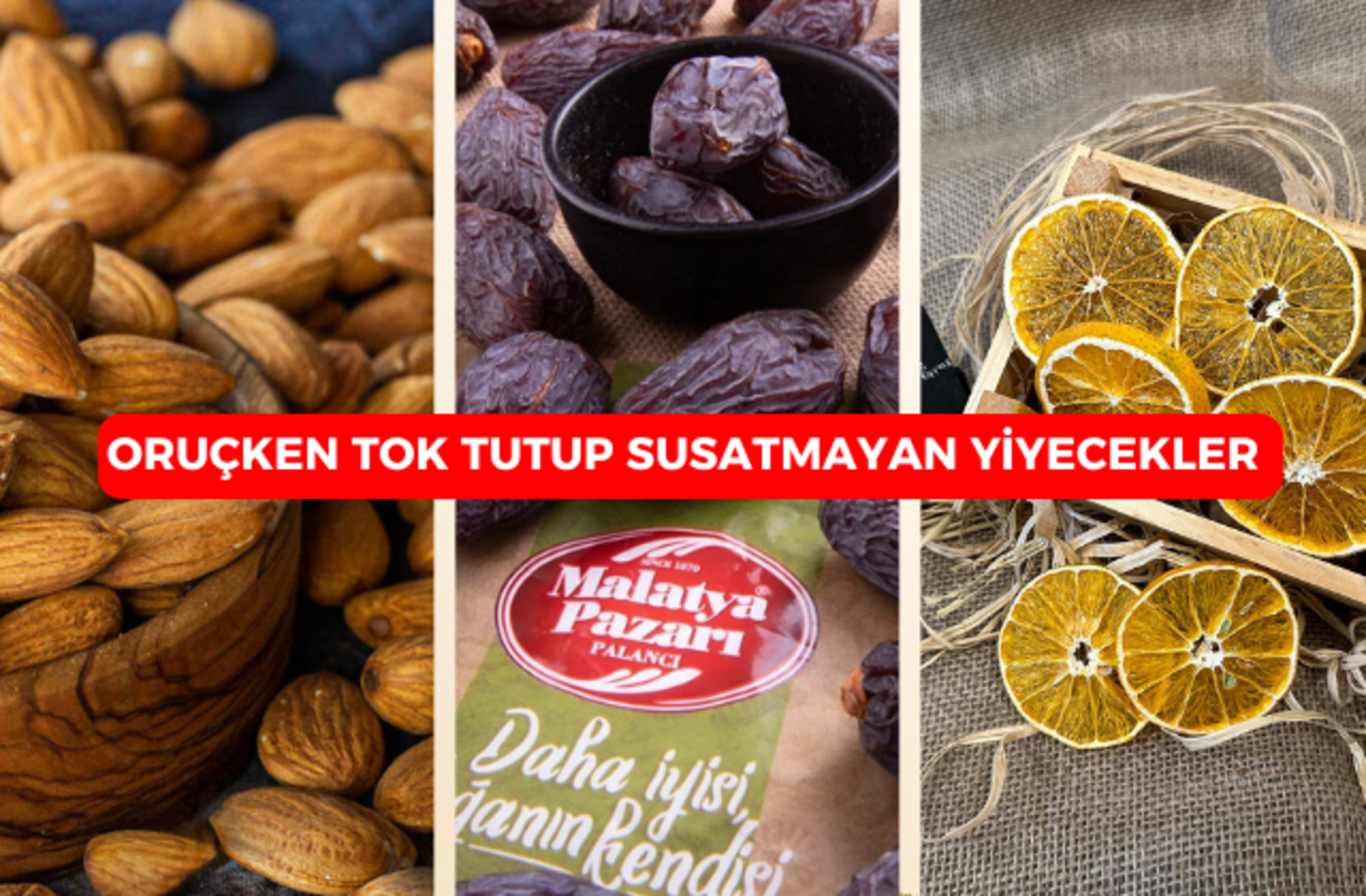 Gün boyu tok hissetmenizi sağlayıp susatmayacak yiyecekler