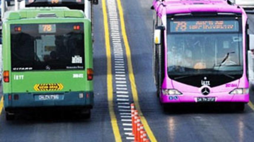 İstanbul'da kadınlara pembe metrob&uuml;s