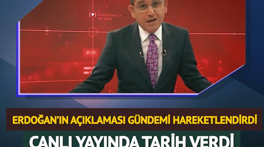Cumhurbaşkanı Erdoğan 'Son seçim' dedi, gündem hareketlendi! Fatih Portakal erken seçim için tarih verdi