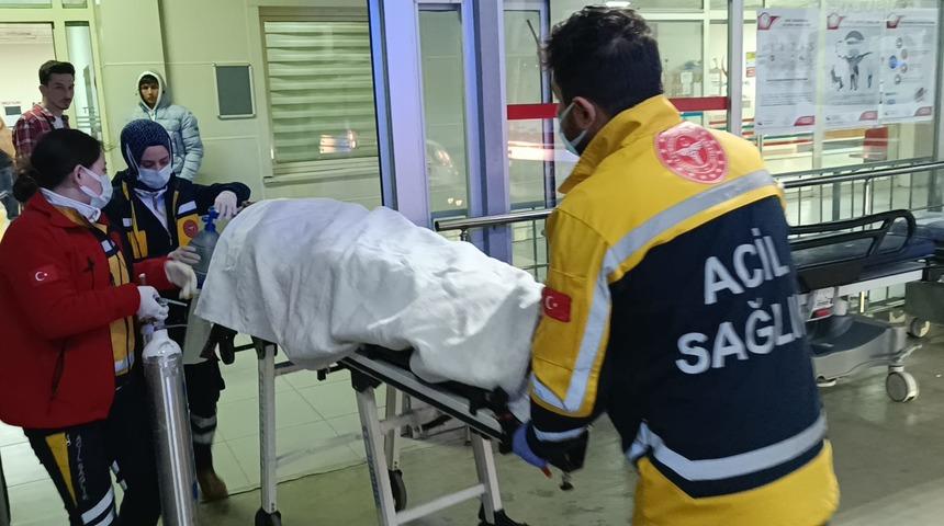 Adana'da otomobilin devrilmesi sonucu 2 kişi yaralandı