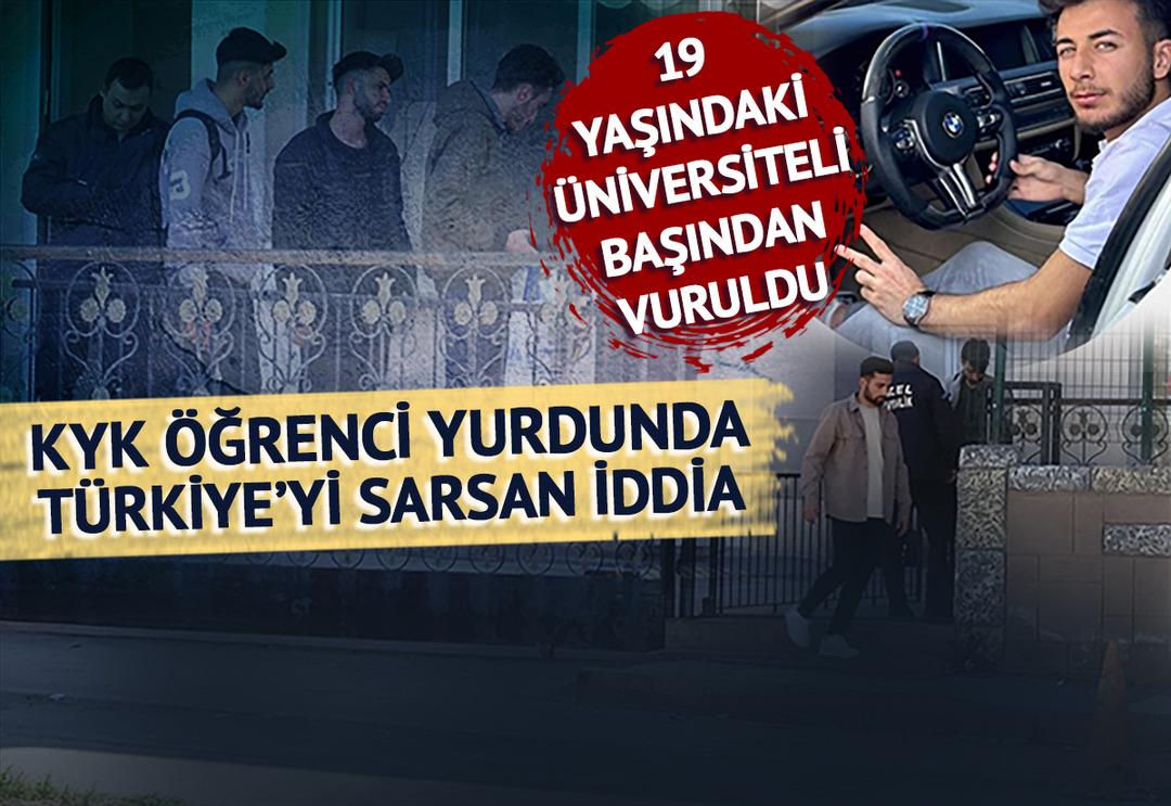 KYK &ouml;ğrenci yurdunda arkadaşını "şakalaşırken" silahla vurarak &ouml;ld&uuml;rd&uuml;! Dehşetin izleri o telefon konuşmasında: "Katil her yeri temizlemiş"
