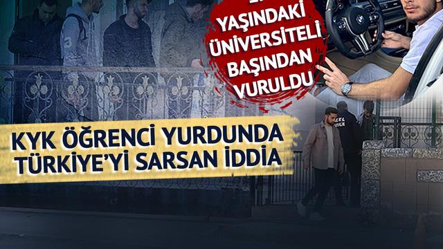 KYK öğrenci yurdunda arkadaşını şakalaşırken silahla vurarak öldürdü! Dehşetin izleri o telefon konuşmasında: Katil her yeri temizlemiş