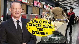 Tom Hanks'in filmi gerçeğe dönüştü: İstanbul Havalimanı evi oldu! Günlerdir sandalyelerde uyuyor, yemek ve duş...