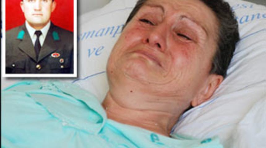 Evladının acısına dayanamadı