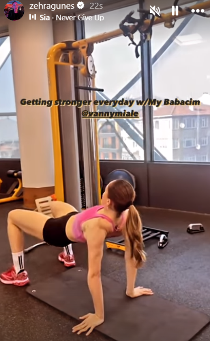 Zehra Güneş'in son paylaşımı olay oldu!  'Fiziğin olay git tadını çıkar' G1