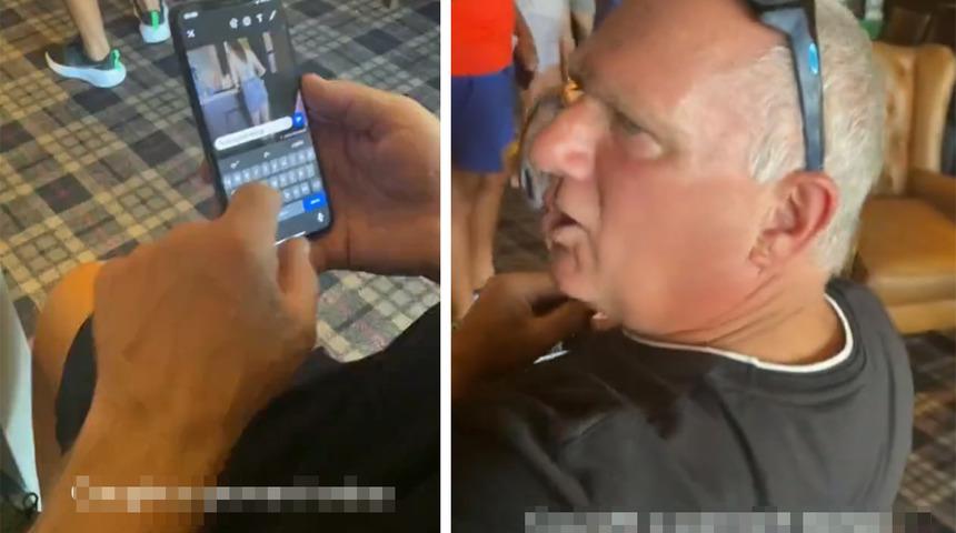 Suçüstü yakalanan sapık ne yapacağını şaşırdı! Kafedeki bir kızın fotoğrafını çekip arkadaşına göndermek istemişti... Anbean böyle ifşalandı