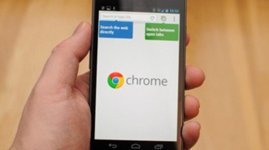 Android’in standart web tarayıcısı Chrome!