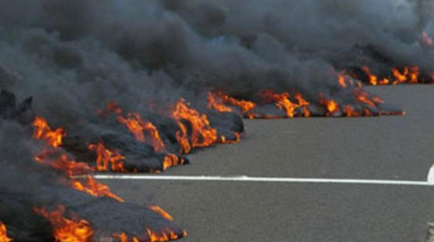 Bir mahalleyi yok etti!