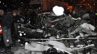 İhaleden çıkan 4 işadamı kazada öldü