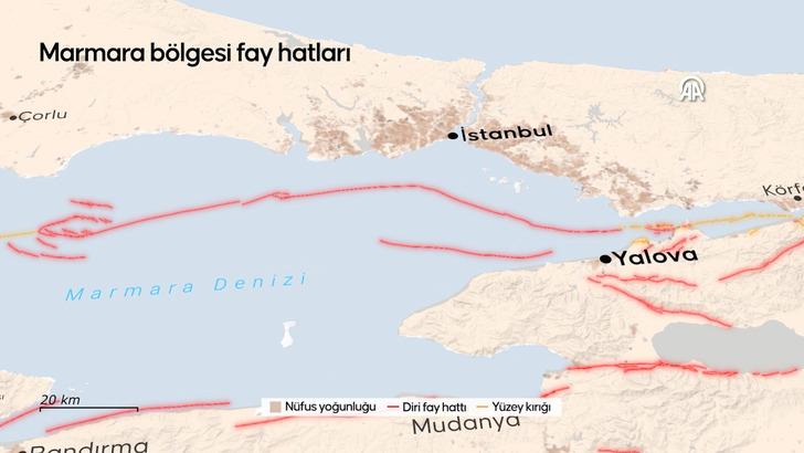 Trakya'yı bekleyen Ganos Fayı tehlikesi! Marmara’dan Saros’a kadar uzanıyor! Deprem sessizliği 100 yılı aştı… G1