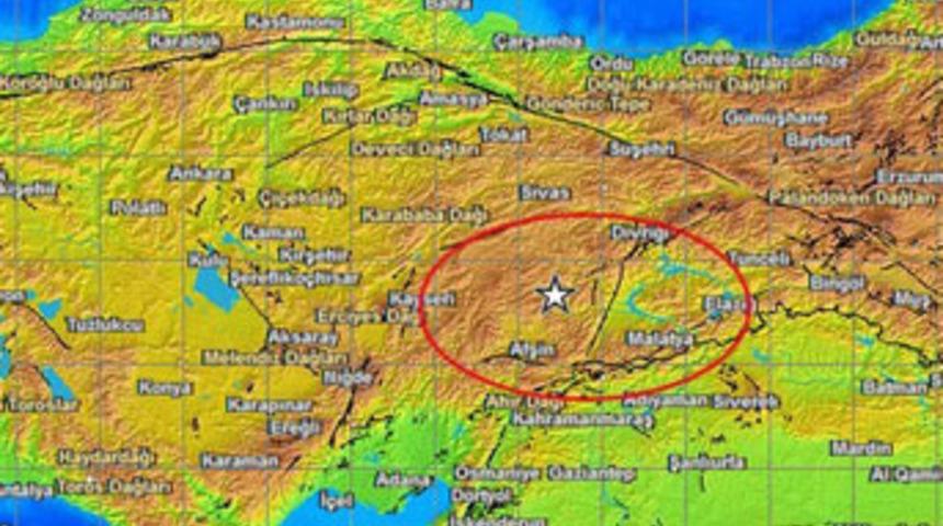 Malatya'da korkutan deprem