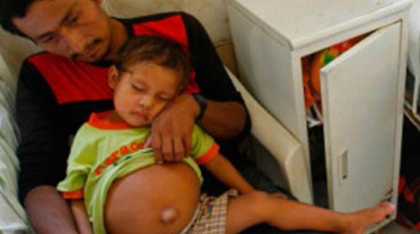 Karnında öyle bir şey var ki...