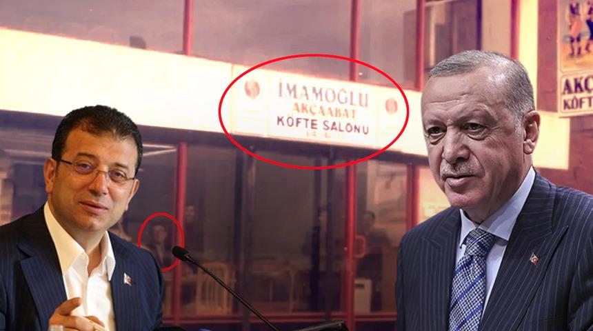 İmamoğlu "Erdoğan'ın bana köfte borcu var" diyerek yıllar önceki o anısını ilk kez anlatmıştı... O dükkanın fotoğrafı ortaya çıktı
