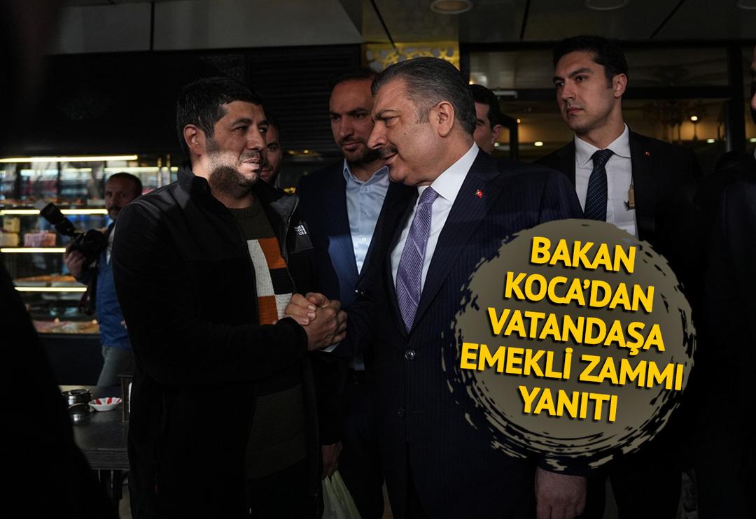 Vatandaştan Bakan Koca&rsquo;ya zor soru: Emekliye seyyanen zam bekleyenler dikkat! &lsquo;Reis gereğini yapacak&hellip;&rsquo;