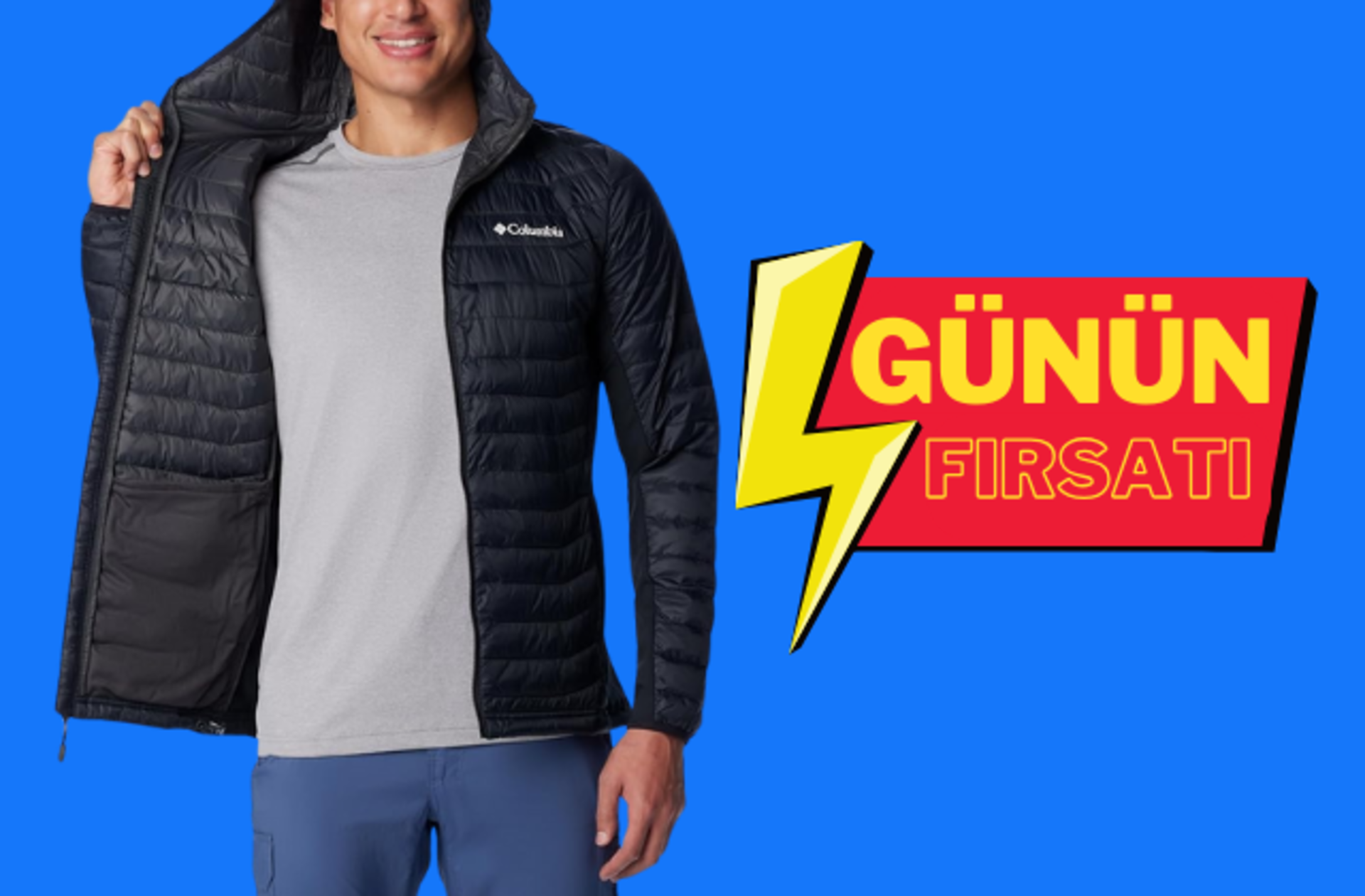 Isı yalıtımlı, su ve rüzgar geçirmez Columbia montta kaçırılmayacak fırsat