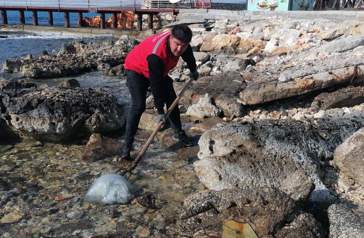 Sahilde yürüyüş yapanlar karşılaştıkları manzarayla şaşkına döndü! 'Ölüsüne bile dokunmayın' G2
