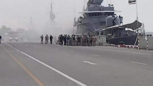 Tayland Donanması'nda 'dost ateşi' krizi! Kendi savaş gemilerini vurdular: Çok sayıda yaralı var 