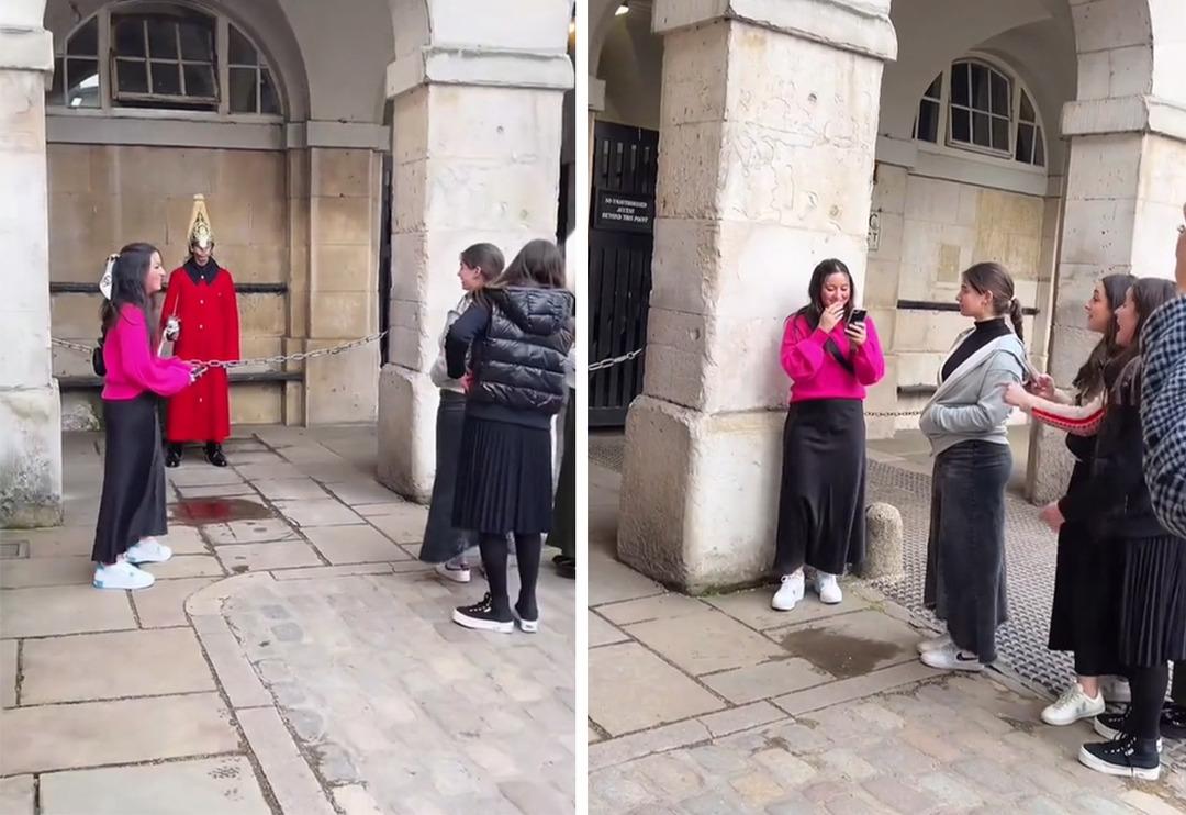 N&ouml;bet tutan askerleri b&ouml;yle taciz ettiler! G&ouml;r&uuml;nt&uuml;ler sosyal medyada tepkilere neden oldu... "Onlar alay konusu değiller"