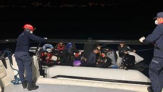 Bodrum açıklarında 31 düzensiz göçmen yakalandı