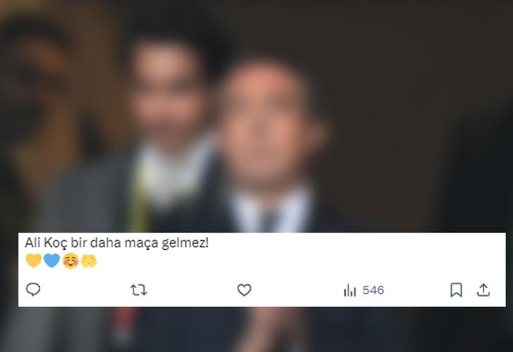 Fenerbahçe'nin mağlubiyetinin sebebi Ali Koç'un tribüne gelmesi mi? Sosyal medya bu detayla yıkılıyor... G5